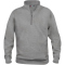 CLIQUE Basic 1/2-Zip Sweatshirt Herren 95 - grau meliert S