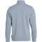 CLIQUE Basic 1/2-Zip Sweatshirt Herren 95 - grau meliert L