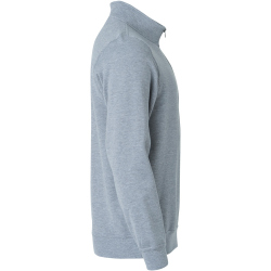 CLIQUE Basic 1/2-Zip Sweatshirt Herren 95 - grau meliert 3XL