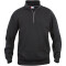 CLIQUE Basic 1/2-Zip Sweatshirt Herren 99 - schwarz XS