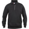 CLIQUE Basic 1/2-Zip Sweatshirt Herren 99 - schwarz XS