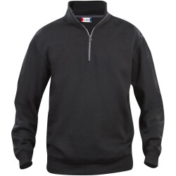 CLIQUE Basic 1/2-Zip Sweatshirt Herren 99 - schwarz 4XL