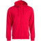 CLIQUE Basic Kapuzenjacke Herren 35 - rot XS