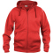 CLIQUE Basic Kapuzenjacke Herren 35 - rot 3XL
