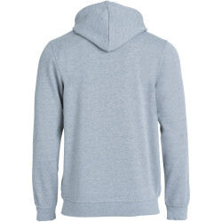CLIQUE Basic Kapuzenjacke Herren 95 - grau meliert XS
