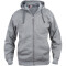 CLIQUE Basic Kapuzenjacke Herren 95 - grau meliert L