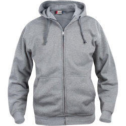 CLIQUE Basic Kapuzenjacke Herren 95 - grau meliert 4XL