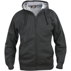 CLIQUE Basic Kapuzenjacke Herren 955 - anthrazit meliert XS