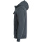 CLIQUE Basic Kapuzenjacke Herren 955 - anthrazit meliert XS