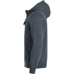 CLIQUE Basic Kapuzenjacke Herren 955 - anthrazit meliert XL