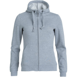 CLIQUE Basic Kapuzenjacke Damen 95 - grau meliert XS