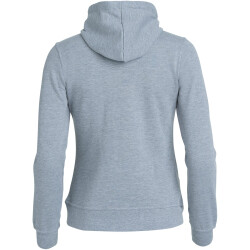 CLIQUE Basic Kapuzenjacke Damen 95 - grau meliert XS