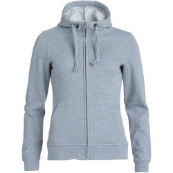 CLIQUE Basic Kapuzenjacke Damen 95 - grau meliert M