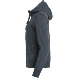 CLIQUE Basic Kapuzenjacke Damen 955 - anthrazit meliert S