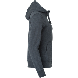 CLIQUE Basic Kapuzenjacke Damen 955 - anthrazit meliert M