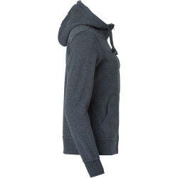 CLIQUE Basic Kapuzenjacke Damen 955 - anthrazit meliert L