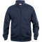 CLIQUE Basic Sweatjacke Herren 580 - dunkelblau XS