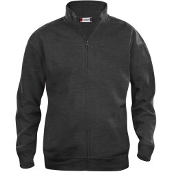 CLIQUE Basic Sweatjacke Herren 955 - anthrazit melier XS