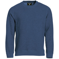 CLIQUE Classic Roundneck Sweatshirt 565 - blau meliert XS