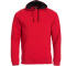 CLIQUE Classic Hoodie Herren 35 - rot XS
