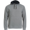 CLIQUE Classic Hoodie Herren 95 - grau meliert 5XL