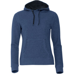 CLIQUE Classic Hoodie Damen 565 - blau meliert L