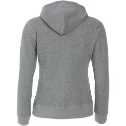 CLIQUE Classic Hoodie Damen 95 - grau meliert XL