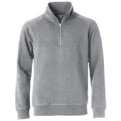 CLIQUE Classic 1/2-Zip Sweatshirt 95 - grau meliert XS