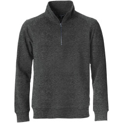CLIQUE Classic 1/2-Zip Sweatshirt 955 - anthrazit meliert M
