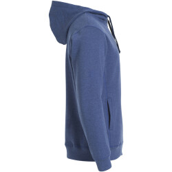 CLIQUE Classic Kapuzenjacke Herren 565 - blau meliert XS