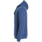CLIQUE Classic Kapuzenjacke Herren 565 - blau meliert XS