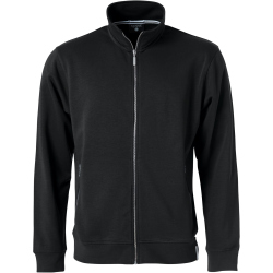 CLIQUE Classic French Terry Sweatjacke Herren 99 - schwarz S