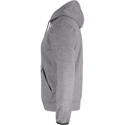 CLIQUE Oakdale Trainings-Hoodie Herren 95 - grau meliert XS