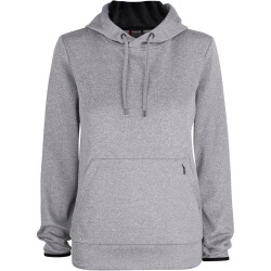CLIQUE Oakdale Trainings-Hoodie Damen 95 - grau meliert XS