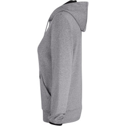 CLIQUE Oakdale Trainings-Hoodie Damen 95 - grau meliert XS
