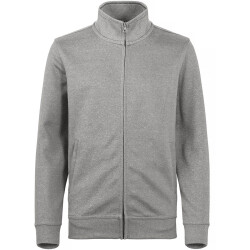 CLIQUE Basic Active Sweatjacke Kinder 95 - grau meliert...