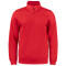 CLIQUE Basic Active 1/2-Zip Sweatshirt Kinder 35 - rot 100 cm