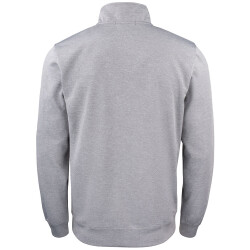 CLIQUE Basic Active 1/2-Zip Sweatshirt Kinder 95 - graumeliert 100 cm