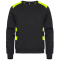 CLIQUE Ambition Roundneck Sweatshirt 11 - schwarz/gelbhigh visibility XS