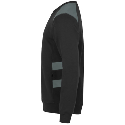 CLIQUE Ambition Roundneck Sweatshirt 96 - schwarz/grau XS