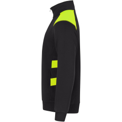 CLIQUE Ambition 1/2-Zip Sweatshirt 11 - schwarz/gelbhigh...
