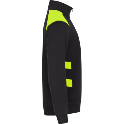 CLIQUE Ambition 1/2-Zip Sweatshirt 11 - schwarz/gelbhigh visibility S