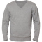 CLIQUE Aston V-Neck Strickpullover Herren 95 - grau meliert 3XL