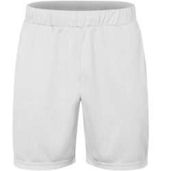CLIQUE Basic Active Shorts Kinder 00 - weiß 110/120 cm