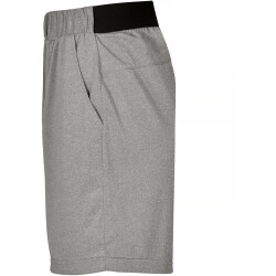 CLIQUE Basic Active Shorts Kinder 95 - graumeliert...