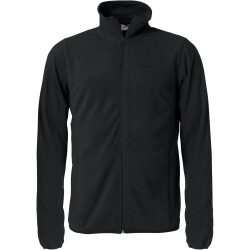 CLIQUE Basic Micro Fleecejacke Herren 99 - schwarz S