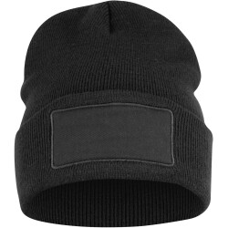 CLIQUE Hubert Patch Strickmütze 99 - schwarz