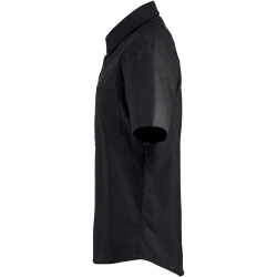 CLIQUE Cambridge kurzarm Hemd Herren 99 - schwarz S
