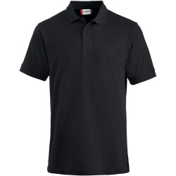 CLIQUE Lincoln Piqué Poloshirt Herren 99 - schwarz XS
