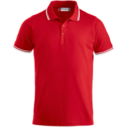CLIQUE Amarillo Piqué Poloshirt Herren 35 - rot XS